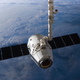 The SpaceX Dragon capsule just prior to release from the ISS. (Image: NASA)